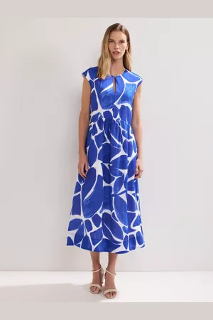 Phase Eight Talah Leaf Print Midaxi Dress
