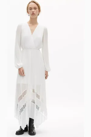 The Kooples Wrap Pleat Sleeve Maxi Dress