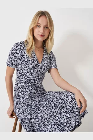 J.Crew Dani Short Sleeved Floral Midi Dress