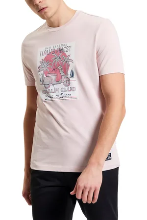 Ben Sherman Organic Cotton Regular Fit Amalfi Graphic T-Shirt