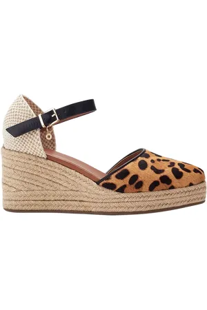 Moda In Pelle Earll Leopard Print Espadrille Sandals