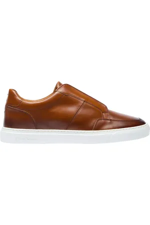 Oliver Sweeney Rende Antiqued Leather Cupsole Trainers