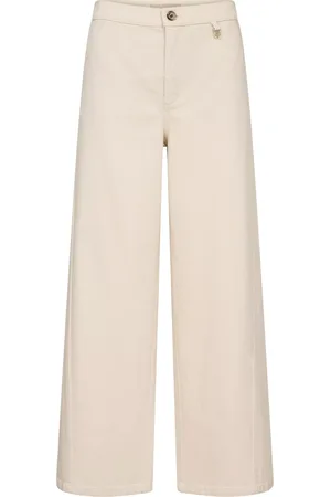Mos Mosh Vincent Cotton Wide-Leg Tailored Trousers