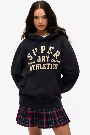 Superdry Embroidered Logo Oversized Cotton Hoodie