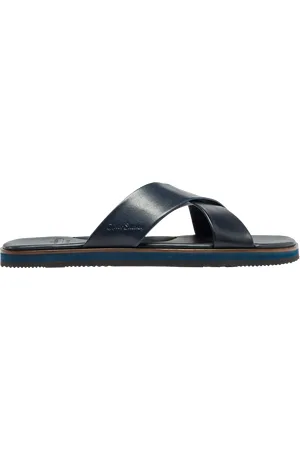 Oliver Sweeney Chesil Antiqued Leather Cross Over Footbed Sandals