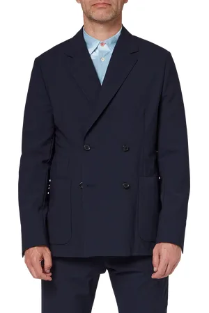 Paul Smith PS Tailored Fit Wool Blend Check Suit Jacket