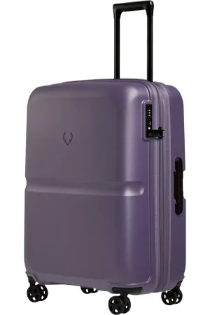 Antler Single Stripe 4-Wheel 68cm Medium Expandable Suitcase, Orange