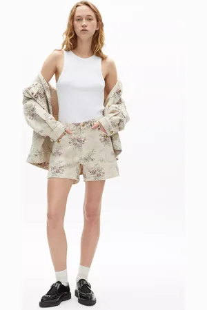 The Kooples Floral Denim Shorts