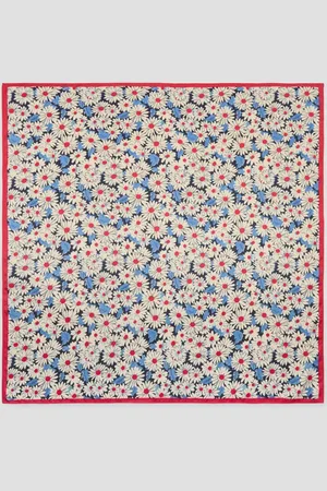 MANGO Margas Floral Square Scarf