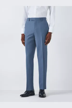John Lewis Thurlow Regular Fit Sharkskin Wool Suit Trousers