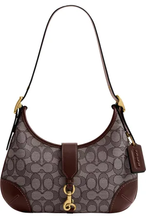 Coach Hamptons Signature Jacquard Hobo Bag