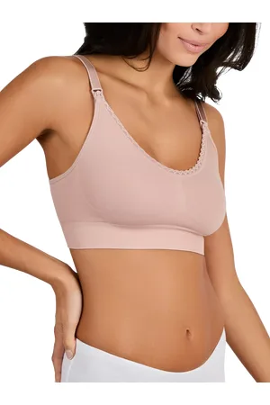 JoJo Maman Bébé Emma-Jane Lace Trim Seamless Maternity and Nursing Bra