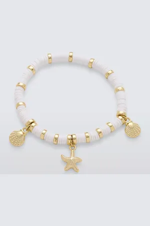 John Lewis Disc and Charm Stretch Bracelet
