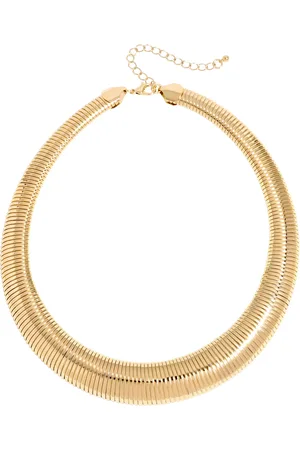 Jon Richard Plated Statement Omega Necklace