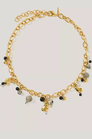 Jigsaw Semi Precious Charm Necklace