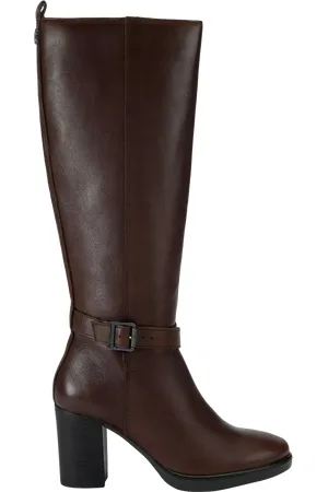 Carvela Silver2 Leather Knee High Boots