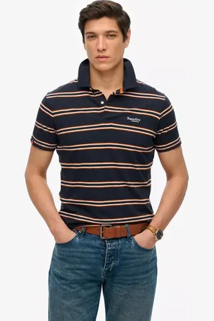 Superdry Lightweight Stripe Jersey Polo Shirt
