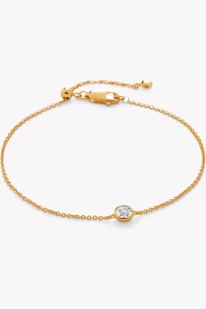 Monica Vinader Essential Diamond Chain Bracelet