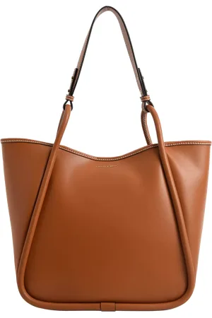 CHARLES & KEITH Faux Leather Tub Slouchy Shoulder Bag