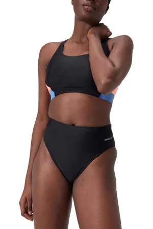 Speedo Mix and Match Fitness High-Waist Bikini Bottoms