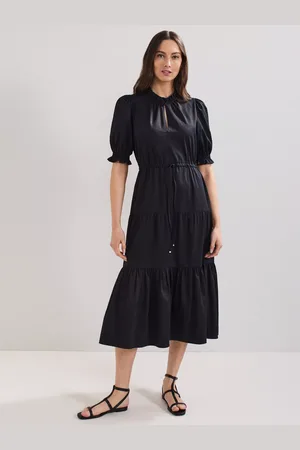 Phase Eight Jen Cotton Tiered Midi Dress
