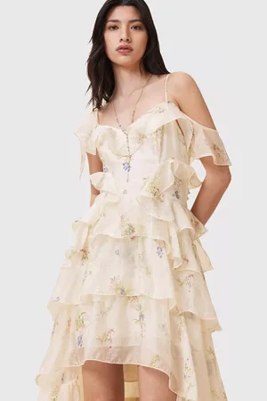AllSaints Sienna Ruffle Maxi Dress