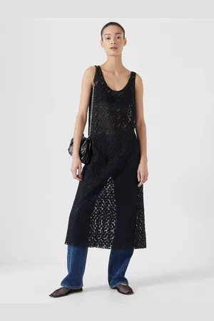 Hush Puppies Floral Embroidered Sleeveless Midi Dress