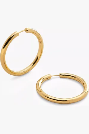 Monica Vinader Essential Click Large Hoop Earrings