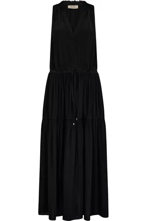 Mos Mosh Sabri Solida A-Line V-Neck Tunic Maxi Dress