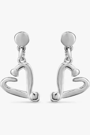 UNO de 50 Love Collection Nailed Heart Drop Earrings
