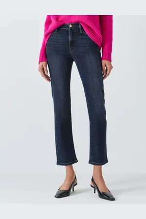 Frame Le High Crop Straight Leg Jeans