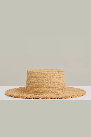Reiss Straw Boater Hat