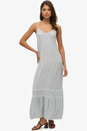 Superdry Geometric Tile Maxi Dress
