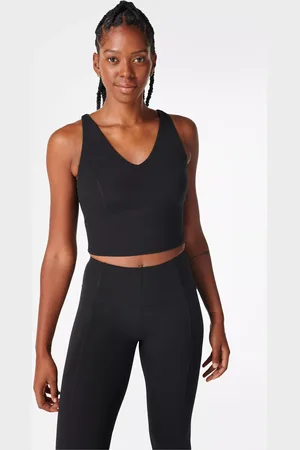 Sweaty Betty Super Soft Crop Strappy Back Gym Vest