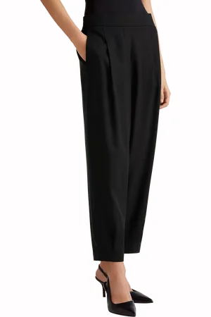 Benetton Elasticated Waist Tailored Trousers