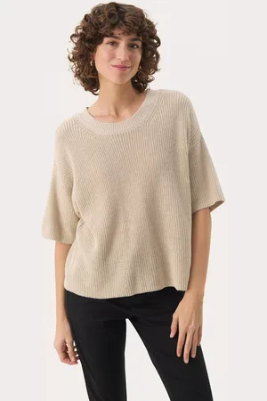 Part Two Reiko Linen Rich Short Sleeve Jumper