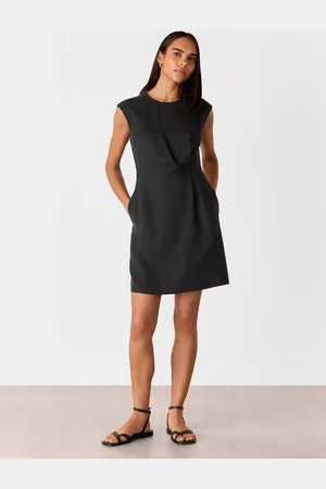Whistles Twist Detail Mini Dress