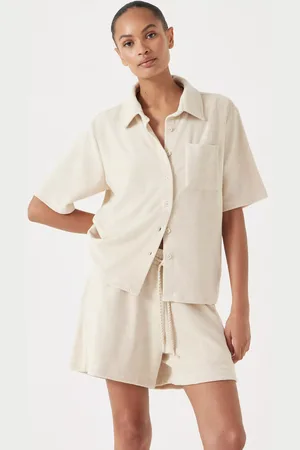 Hush Puppies Terry Towelling Short Sleeve Shirt