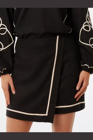 Forever New Claude Wrap Mini Skirt