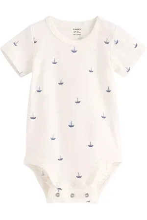 Lindex Baby Boats Crew Neck Bodysuit