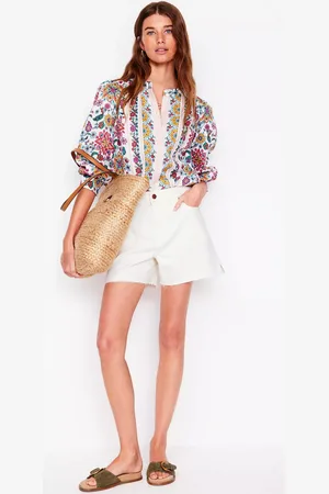 Boden Cut Off Denim Shorts