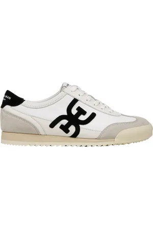 Sam Edelman Ivey Leather Blend Lace Up Trainers