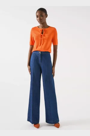 L.K. Bennett Nerys Tie Front Knit Top