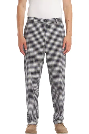 BARENA Canasta Check Chino Trousers