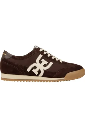 Sam Edelman Ivey Leather Blend Lace Up Trainers