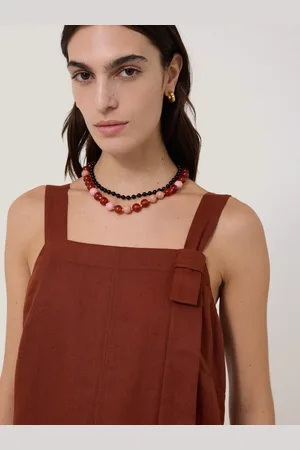 Jigsaw Mixed Bead Necklace
