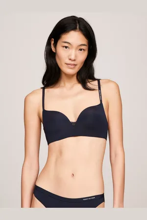 Tommy Hilfiger Wireless Push Up Bra, Blue