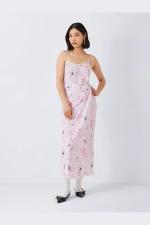 John Lewis Floral Strappy Midi Dress