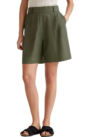 Benetton Linen Shorts