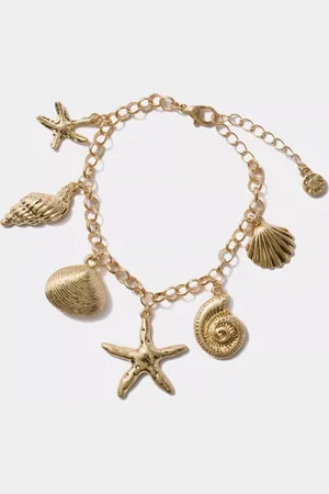 mint&berry Shell Charm Bracelet